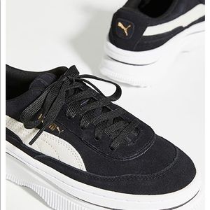 Puma Deva Suede black sneakers NWT size 8